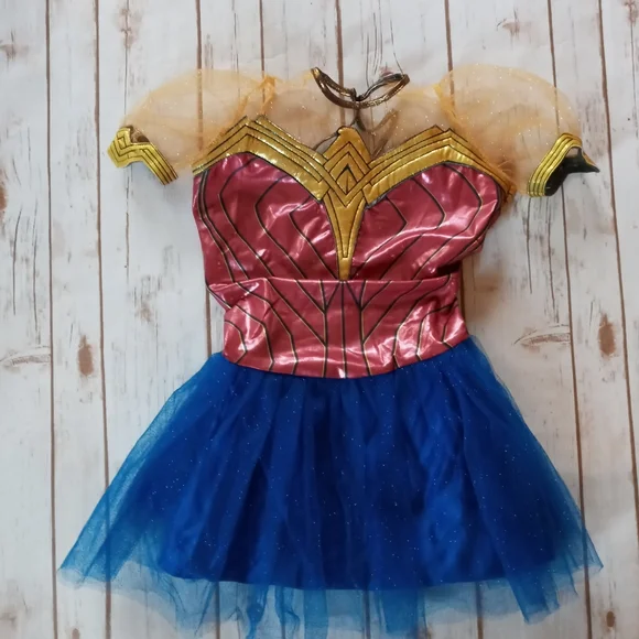 DC Comics | Costumes | Wonder Woman Dress Costume Girls Toddler Dress Up  Pretend Play Dc Comics | Poshmark